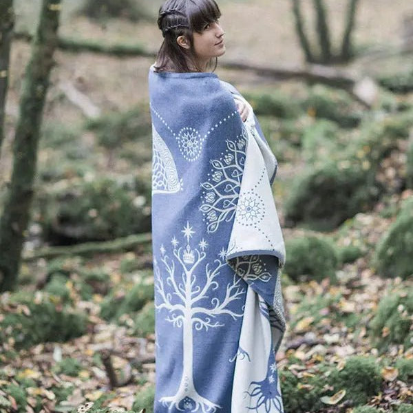 Ancients of Gondor Hith Cashwool Throw by Oscha Home Hobby