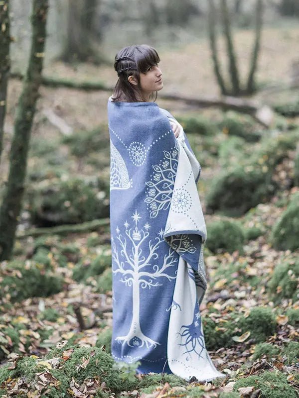 Ancients of Gondor Hith Cashwool Throw by Oscha Home Hobby