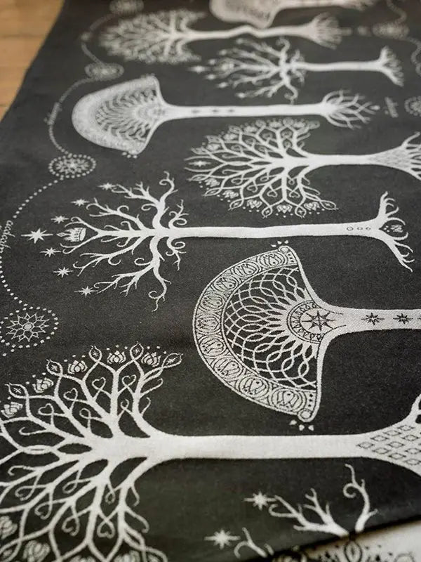 Ancients of Gondor Ithildin Fabric Piece by Oscha Fabric