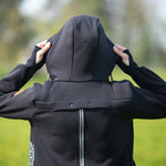 Angel Wings Babywearing Hoodie Black