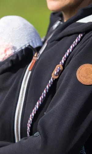 Angel Wings Babywearing Hoodie Black - Babywearing OuterwearLittle Zen One68643408