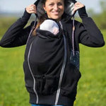 Angel Wings Babywearing Hoodie Black - Babywearing OuterwearLittle Zen One68643408