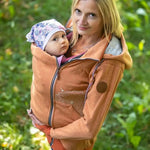 Angel Wings Babywearing Hoodie Cinnamon - Babywearing OuterwearLittle Zen One82575696