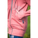 Angel Wings Babywearing Hoodie Coral Pink Babywearing Outerwear
