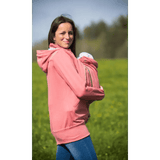 Angel Wings Babywearing Hoodie Coral Pink Babywearing Outerwear