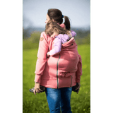 Angel Wings Babywearing Hoodie Coral Pink - Babywearing OuterwearLittle Zen One70189392