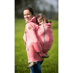 Angel Wings Babywearing Hoodie Coral Pink - Babywearing OuterwearLittle Zen One70189392