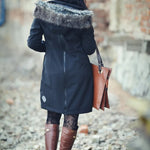 Angel Wings Babywearing Softshell Coat Black Angel Wings at Little Zen One