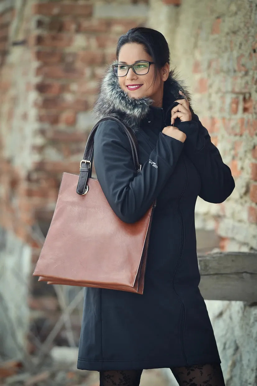 Angel Wings Babywearing Softshell Coat Black Angel Wings at Little Zen One