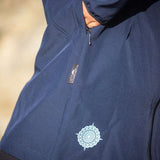 Angel Wings Babywearing Softshell Coat Navy Blue Babywearing Outerwear