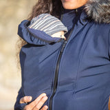 Angel Wings Babywearing Softshell Coat Navy Blue - Babywearing OuterwearLittle Zen One26988880