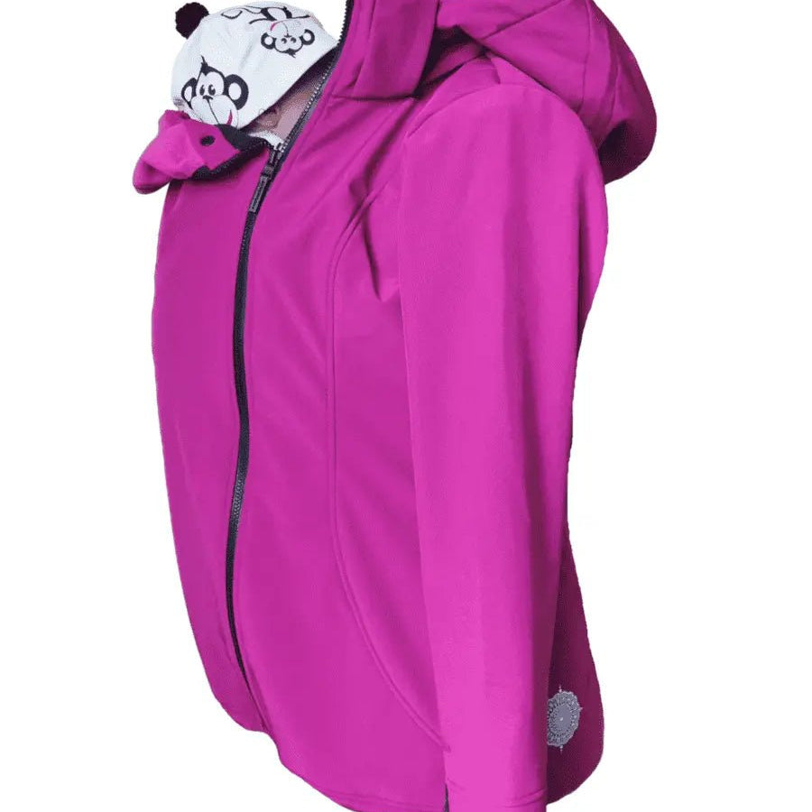 Angel Wings Pink Babywearing Softshell Jacket - Babywearing OuterwearLittle Zen One95551824