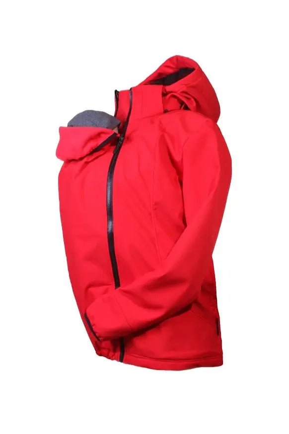 Angel Wings Red Babywearing Softshell Jacket Babywearing Outerwear