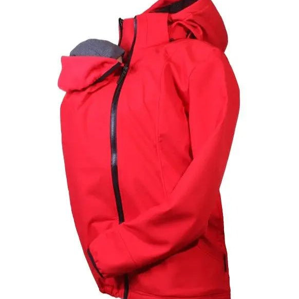 Angel Wings Red Babywearing Softshell Jacket - Babywearing OuterwearLittle Zen One53859664