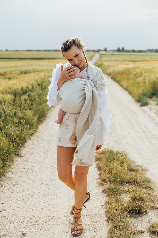 Arrow Whisper Ring Sling by LennyLamb LennyLamb at Little Zen One