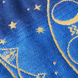 Augmenta Lunae Lineate 1m Fabric Piece by Oscha Oscha at Little Zen One