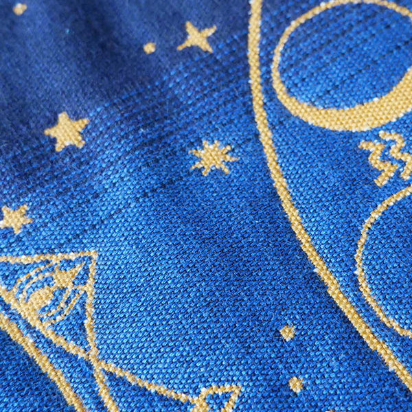 Augmenta Lunae Lineate 1m Fabric Piece by Oscha Oscha at Little Zen One