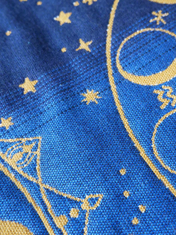 Augmenta Lunae Lineate 1m Fabric Piece by Oscha Oscha at Little Zen One