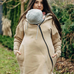 Babywearing Hoodie Jurassic Park Ice Desert by LennyLamb - Babywearing OuterwearLittle Zen One5907557783910