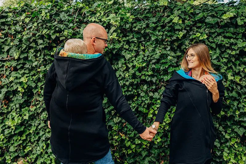 Babywearing Hoodie Rainbow Lotus