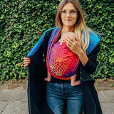 Babywearing Hoodie Rainbow Lotus by LennyLamb - Babywearing OuterwearLittle Zen One5907557786577