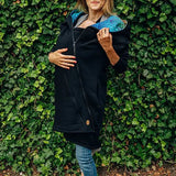 Babywearing Hoodie Rainbow Lotus by LennyLamb - Babywearing OuterwearLittle Zen One5907557786577