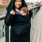 Babywearing Hoodie Wild Wine Bouquet