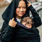 Babywearing Hoodie Wild Wine Bouquet