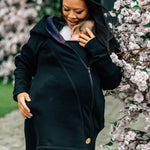 Babywearing Hoodie Wild Wine Bouquet