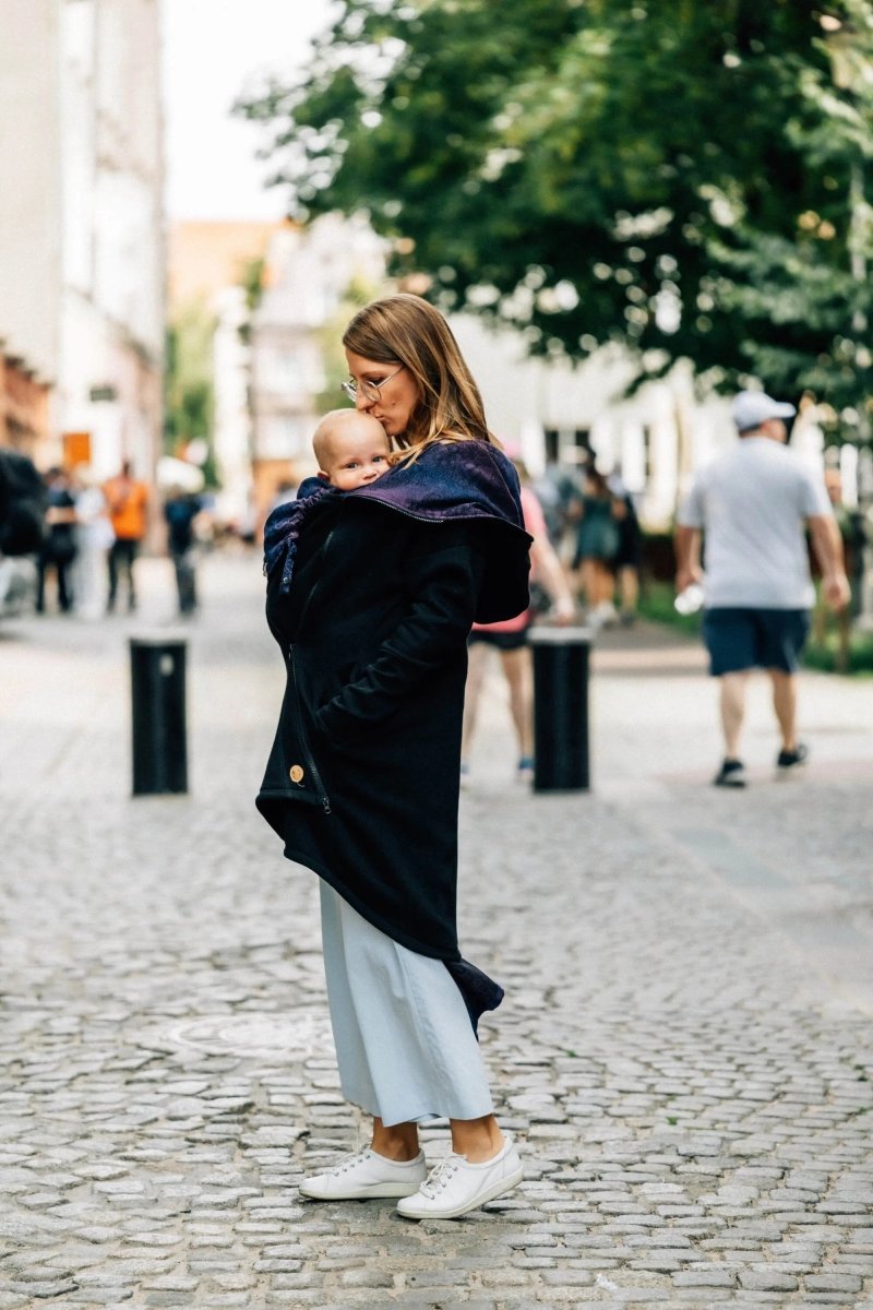 Babywearing Hoodie Wild Wine Bouquet by LennyLamb - Babywearing OuterwearLittle Zen One5907557786492