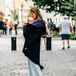 Babywearing Hoodie Wild Wine Bouquet