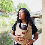 Barley with Desert Tan Original Baby Carrier by Happy Baby Buckle Carrier