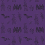 It's Bats Purple Shawl by LennyLamb