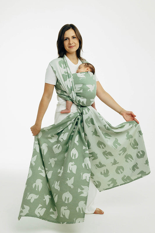 Birdy Fly High Woven Wrap by LennyLamb LennyLamb at Little Zen One