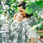 Birdy White Noise Ring Sling by LennyLamb LennyLamb at Little Zen One