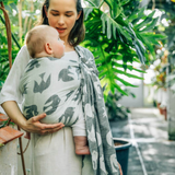 Birdy White Noise Ring Sling by LennyLamb LennyLamb at Little Zen One