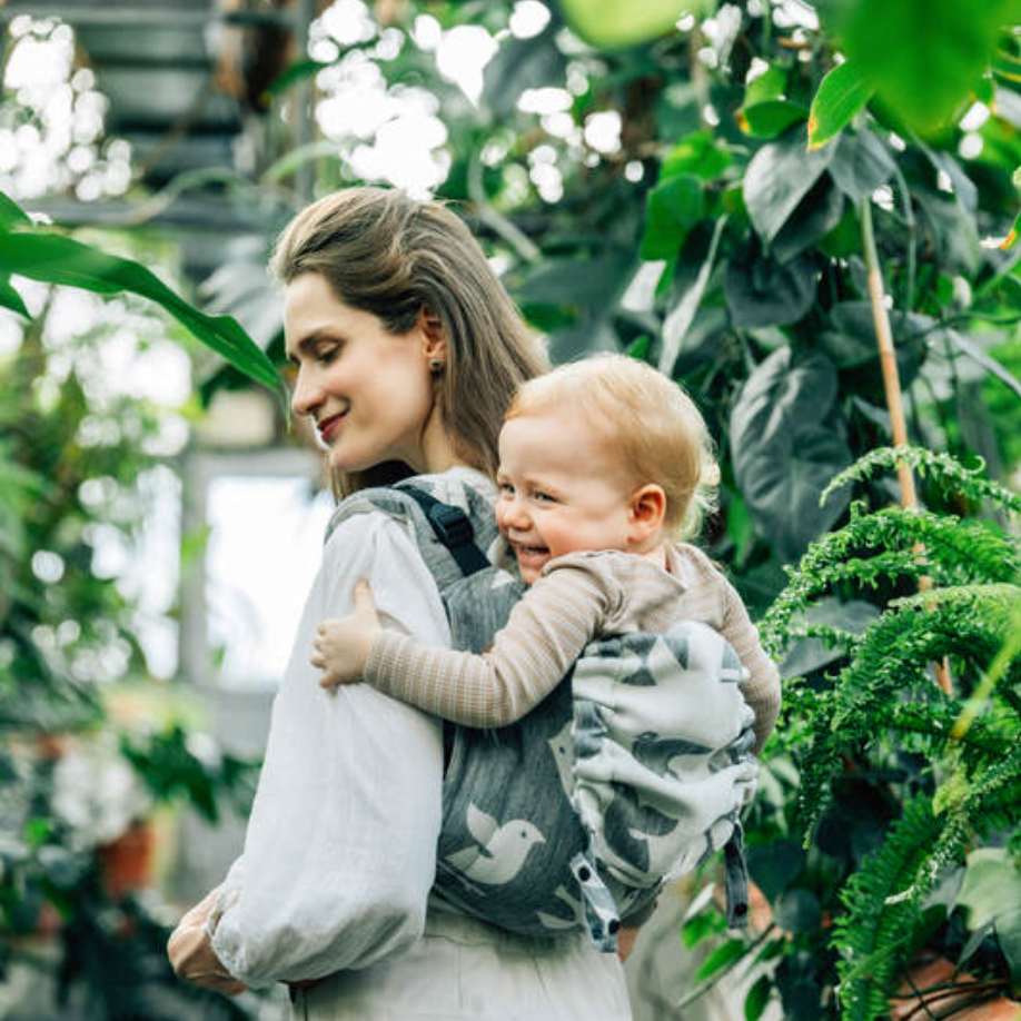 Birdy White Noise Toddler Onbuhimo PRO by LennyLamb LennyLamb at Little Zen One