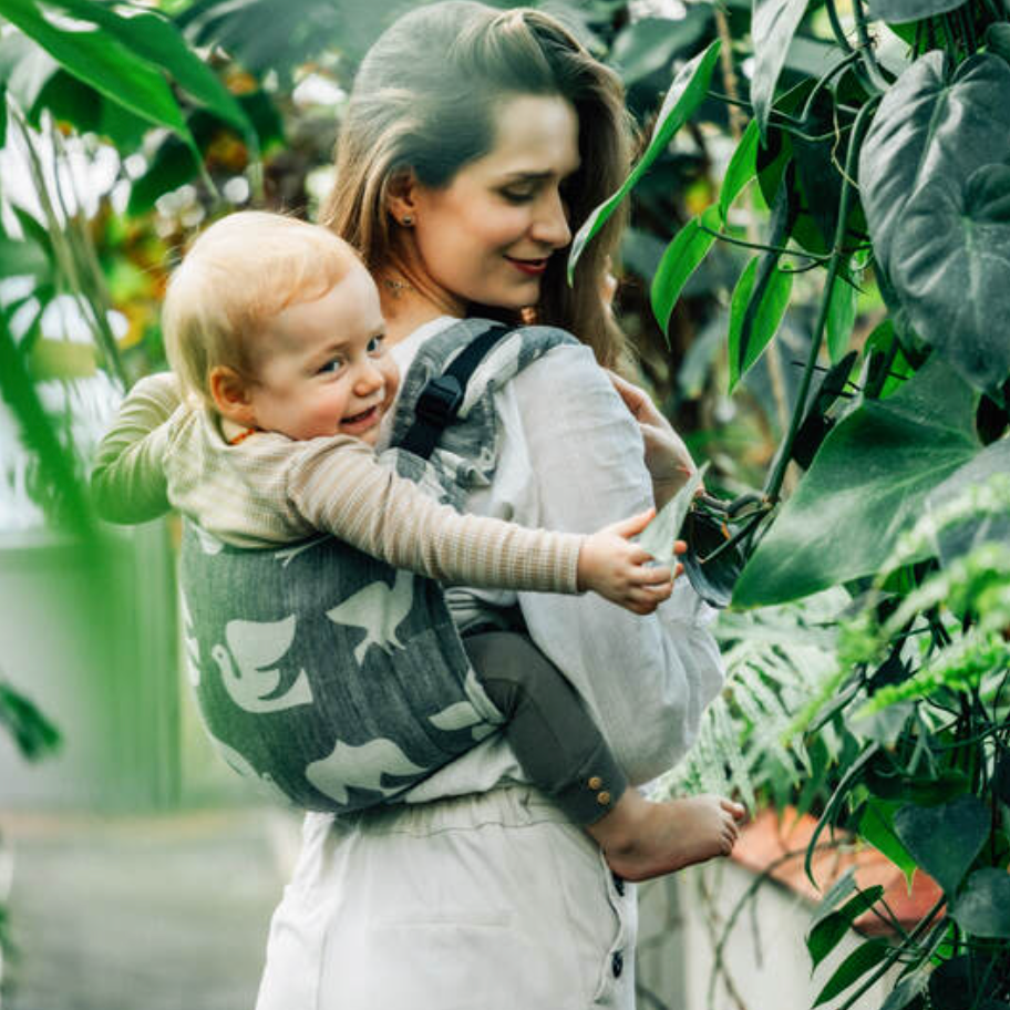 Birdy White Noise Toddler Onbuhimo PRO by LennyLamb LennyLamb at Little Zen One