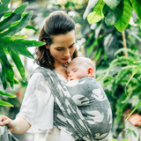 Birdy White Noise Woven Wrap by LennyLamb LennyLamb at Little Zen One