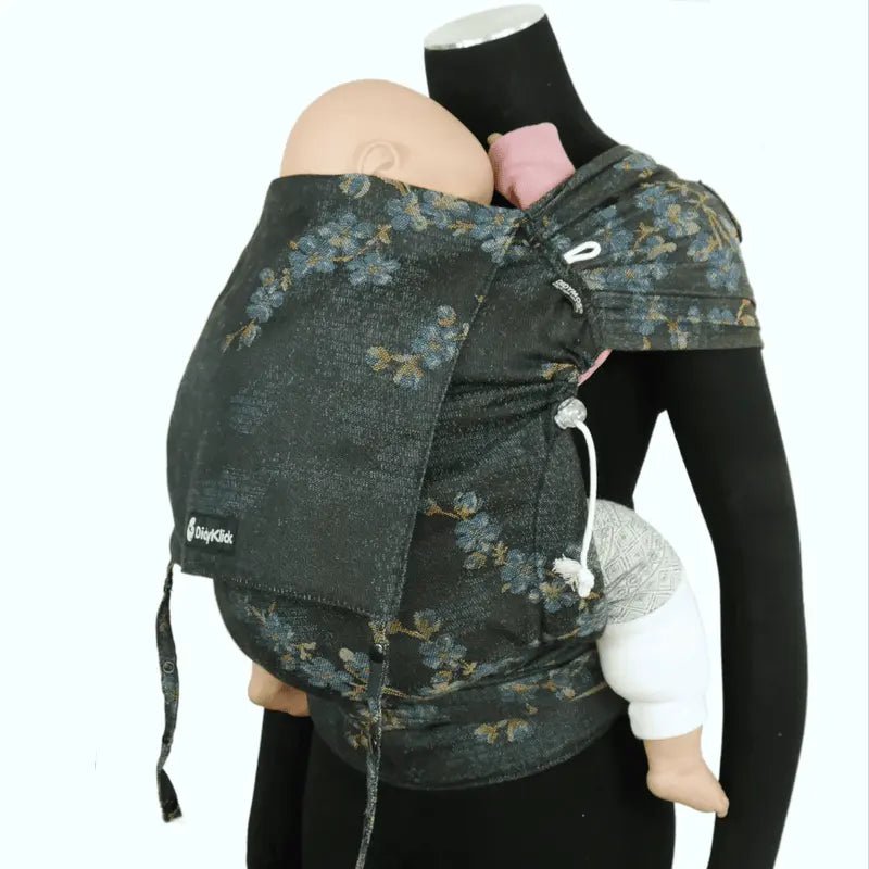Blue Blossom Toddler DidyKlick 4u by Didymos - Half Buckle CarrierLittle Zen One4048554952624