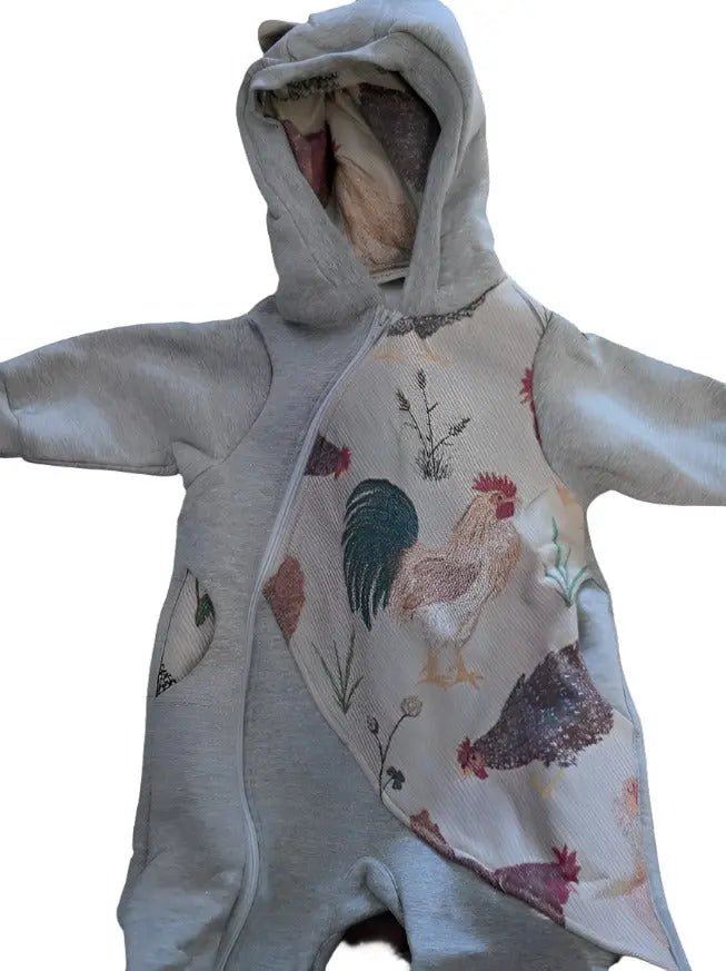 Chickens Exclusive by LennyLamb x Little Zen One Bear Romper - Baby Carrier AccessoriesLittle Zen One87710288