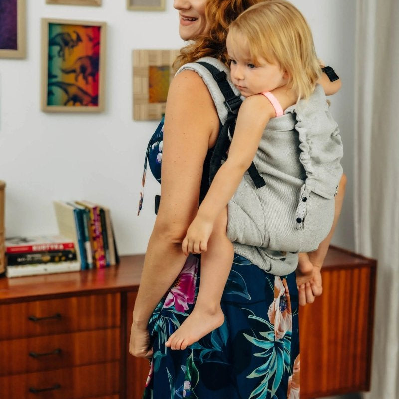 Coast linen LennyPreschool Carrier by LennyLamb - Buckle CarrierLittle Zen One5907557781305