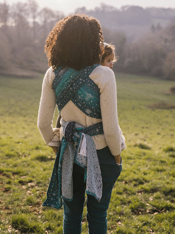 Constellation Cielo Woven Wrap by Oscha Oscha at Little Zen One