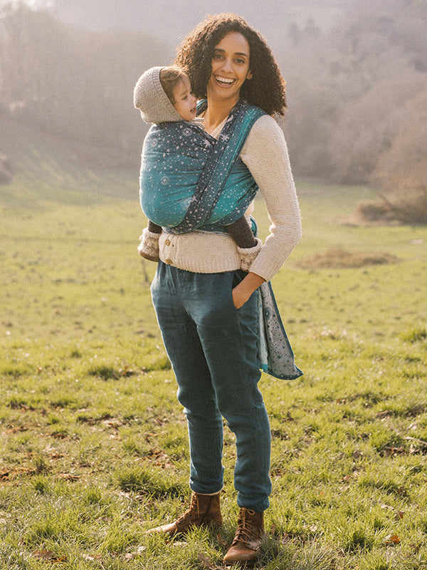 Constellation Cielo Woven Wrap by Oscha Oscha at Little Zen One