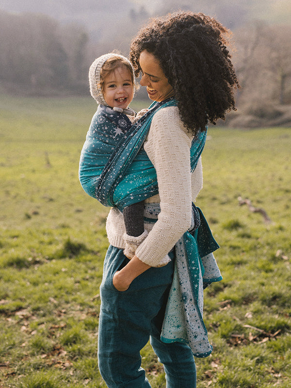 Constellation Cielo Woven Wrap by Oscha Oscha at Little Zen One