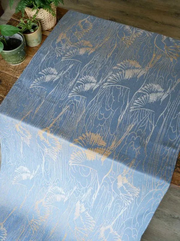 Cranes Soar Woven Wrap by Oscha - Woven WrapLittle Zen One19756624