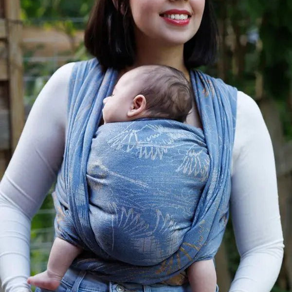 Cranes Soar Woven Wrap by Oscha - Woven WrapLittle Zen One19756624