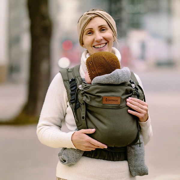 LennyLamb Olive DidyFlow Baby by Didymos Half Buckle Carrier