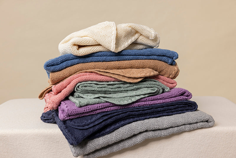 Disana Ajour Knit Baby Blanket Organic Merino Wool Disana at Little Zen One