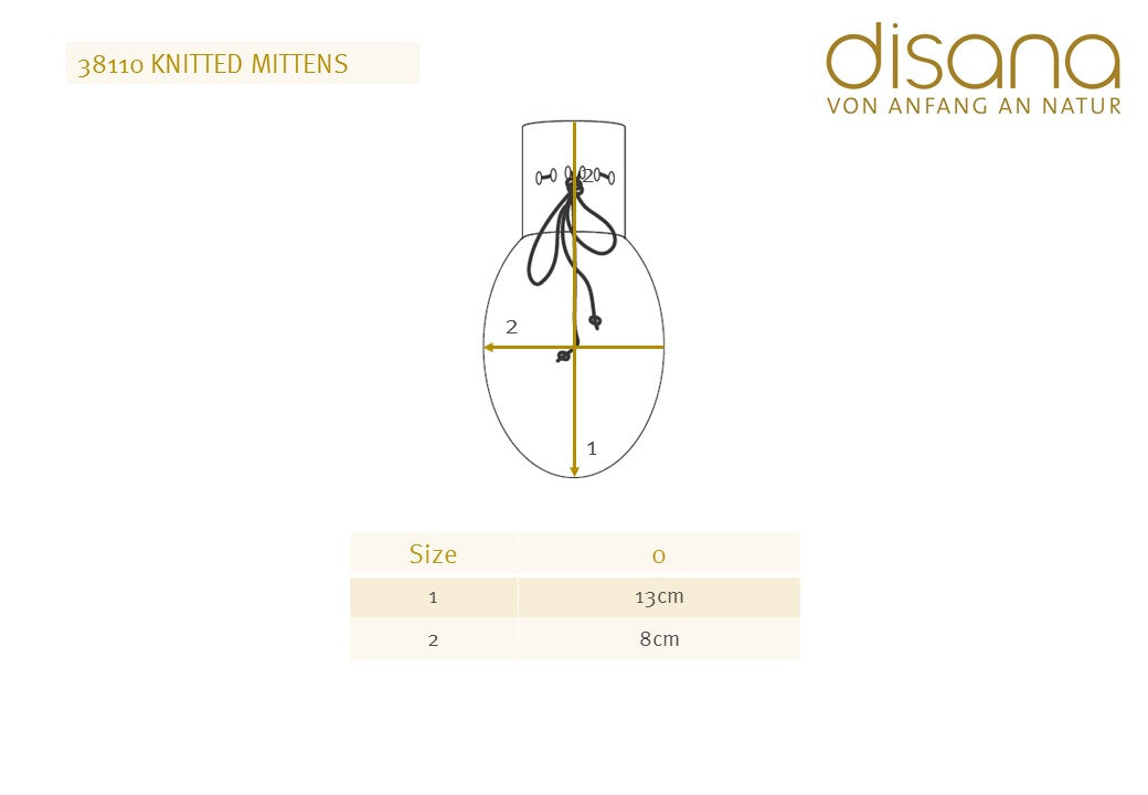 Disana Baby Mittens Organic Wool Knit - Soft Pink Disana at Little Zen One